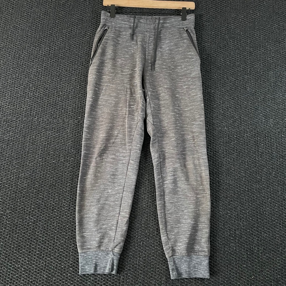 Uniqlo Gray Heathered Active Athletic Jogger Cuffed Pants Men's Size Small